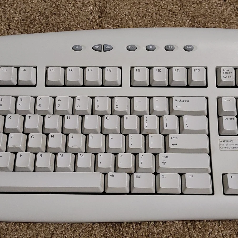 Logitech cordless Itouch keyboard